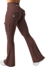 Load image into Gallery viewer, YEOREO CoreFlex Women Workout Flare Leggings