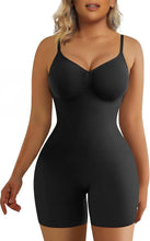Load image into Gallery viewer, SHAPERX Shapewear for Women Tummy Control Bodysuit Mid Thigh Body Shaper Shorts for a Lifted Look
