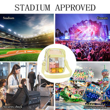 Load image into Gallery viewer, USPECLARE Clear Purse for Stadium Events Transparent Messenger Bag