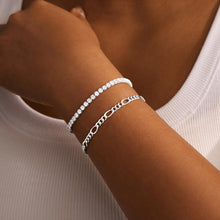 Load image into Gallery viewer, Gokeey Gold Bracelets Set for Women Non Tarnish, Waterproof 14K Gold Plated Sterling Silver Chunky Cuff Bracelet Stackable Gold Bangles Bracelet for Women Trendy Fashion Accessories Tie Knot Cuban Rope Paperclip Beaded Bracelet Stack Jewelry Mothers Day G