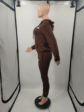 Load image into Gallery viewer, VIP1 Plus Size Embroidered Sport Long Sleeve Casual 2-Piece Set