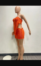 Load image into Gallery viewer, Sexy Wrap Chest Irregular Tops And Skirt Beach 2 Piece Set