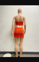 Load image into Gallery viewer, Sexy Wrap Chest Irregular Tops And Skirt Beach 2 Piece Set