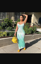 Load image into Gallery viewer, Sexy Printed Backless Sling Maxi Dress