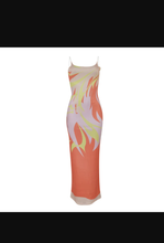 Load image into Gallery viewer, Sexy Printed Backless Sling Maxi Dress