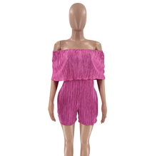 Load image into Gallery viewer, Fashion Ruffle Pleated Romper