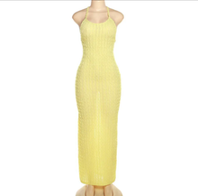Load image into Gallery viewer, Backless Sexy Solid Maxi Dress