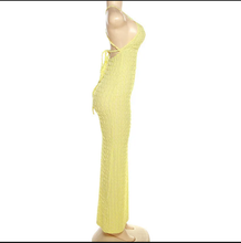 Load image into Gallery viewer, Backless Sexy Solid Maxi Dress