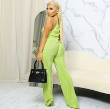 Load image into Gallery viewer, Solid Camisole Top Pants Casual Suit