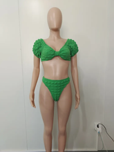 Load image into Gallery viewer, Sexy Solid Color Three Piece Skirts Set