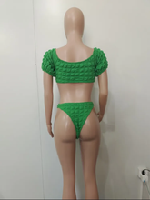 Load image into Gallery viewer, Sexy Solid Color Three Piece Skirts Set