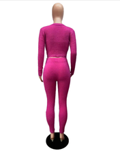 Load image into Gallery viewer, Solid Knit Sweater Slim Cardigan Three Piece Set