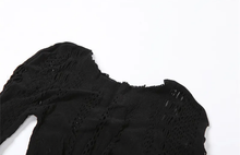 Load image into Gallery viewer, Long Sleeve Mesh Sexy Nightclub Dress