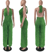 Load image into Gallery viewer, Sexy Wrap Chest Halter High Waist Jumpsuit