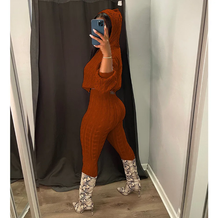 Load image into Gallery viewer, Solid Color Knit Sweater Two Piece Set
