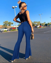 Load image into Gallery viewer, Fahion Solid Color Micro Flare Pants