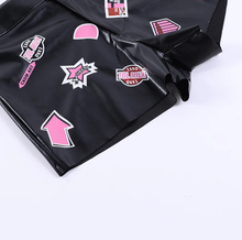 Load image into Gallery viewer, Sexy Slim Print Leather Short