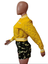 Load image into Gallery viewer, A Letter Embroidery Long Sleeve Baseball Jacket