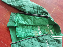 Load image into Gallery viewer, A Letter Embroidery Long Sleeve Baseball Jacket