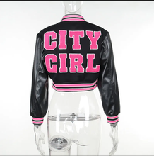 Load image into Gallery viewer, Fashion Patchwork Letter Print Short Jackets