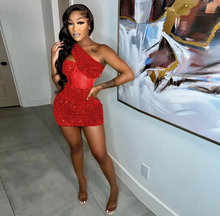 Load image into Gallery viewer, Sexy Sequin Nightclub Party Mini Dress