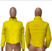 Load image into Gallery viewer, Plus Size Winter Zipper Cotton-padded Puffer Coats