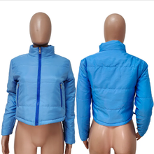 Load image into Gallery viewer, Plus Size Winter Zipper Cotton-padded Puffer Coats