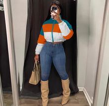 Load image into Gallery viewer, Plus Size Winter Warm Zipper Cotton Padded Coats