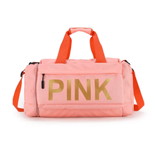 Load image into Gallery viewer, PINK Letter Travel Sports Portable Shoulder Storage Bag