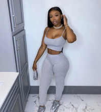 Load image into Gallery viewer, Solid Cami Top And Pants Casual 2 Piece Suits