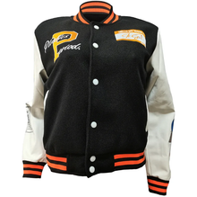 Load image into Gallery viewer, Thickened Embroidered Color Block Baseball Jacket