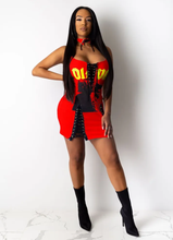 Load image into Gallery viewer, Sexy printed Bandage Mini Dress