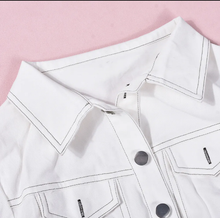 Load image into Gallery viewer, Long Sleeve Lapel Shirt And Skirt Two Piece Set