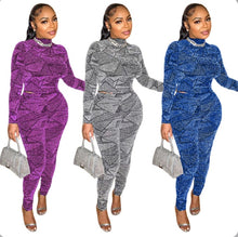 Load image into Gallery viewer, Simple Fashion Pullover Top And Pants Two Piece Sets