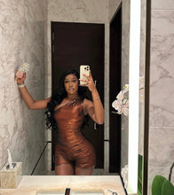 Load image into Gallery viewer, Solid Single Shoulder Sleeveless Romper