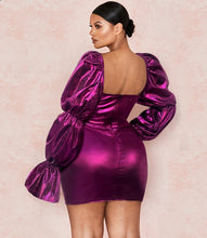 Load image into Gallery viewer, Sexy Puff Sleeve Square Collar Club Dresses
