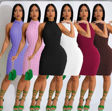 Load image into Gallery viewer, Fashion Sexy Solid Color Halter Midi Dress