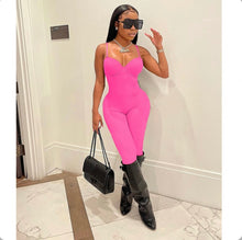 Load image into Gallery viewer, Solid Color Sexy Sling Jumpsuit