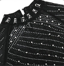 Load image into Gallery viewer, Sexy Mesh See-Through Hot Drilling Irregular Dress