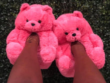 Load image into Gallery viewer, Teddy Bear Home Cute Plush Warm Slippers