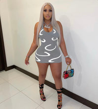 Load image into Gallery viewer, Sexy Printed Halter Slim Mini Dress