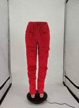 Load image into Gallery viewer, Solid Color Pocket Casual Pants