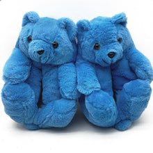 Load image into Gallery viewer, Teddy Bear Home Cute Plush Warm Slippers