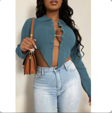 Load image into Gallery viewer, Casual Sweater Pin Knits Tops