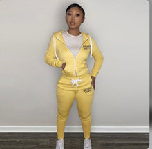 Load image into Gallery viewer, A Plush Sweatshirt Sports Casual Two Piece Set