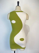 Load image into Gallery viewer, Color Block Sleeveless Tight Knit Mini Dress