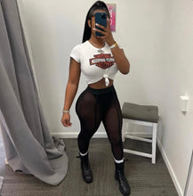 Load image into Gallery viewer, Plus Size Mesh See Through Night Club Pants Www.dreamempirellc.com