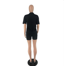 Load image into Gallery viewer, Printed Letter Fashion Shorts Two Piece Set Www.dreamempirellc.com
