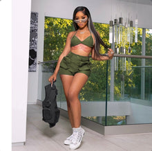 Load image into Gallery viewer, Sexy Fashion Halter Top And Shorts 2 Piece Set Www.dreamempirellc.com