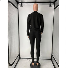 Load image into Gallery viewer, Solid Tanks+Zipper Coat+Pants 3 Piece Sets